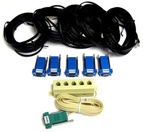 CIC Cable Kit for 5 Receiving Computers